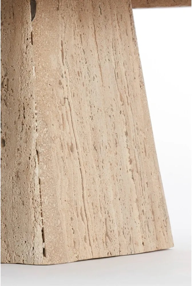 Tavolino con piano in pietra 60x60 cm Kepami - Light &amp; Living