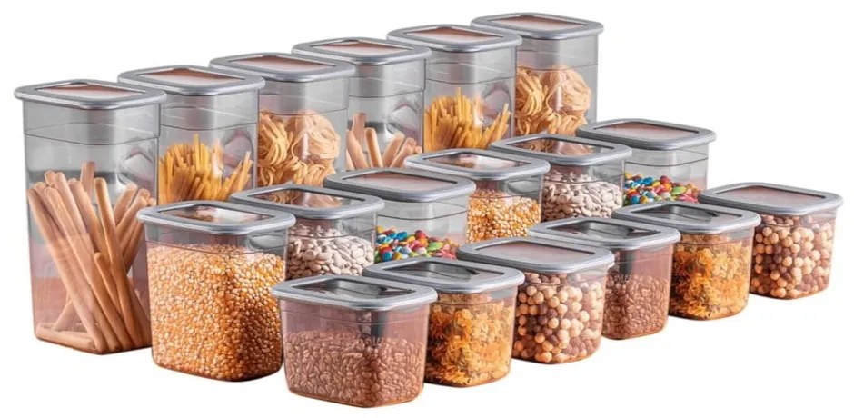 Dózy v sadě 18 ks na sypké potraviny Fresco – Hermia