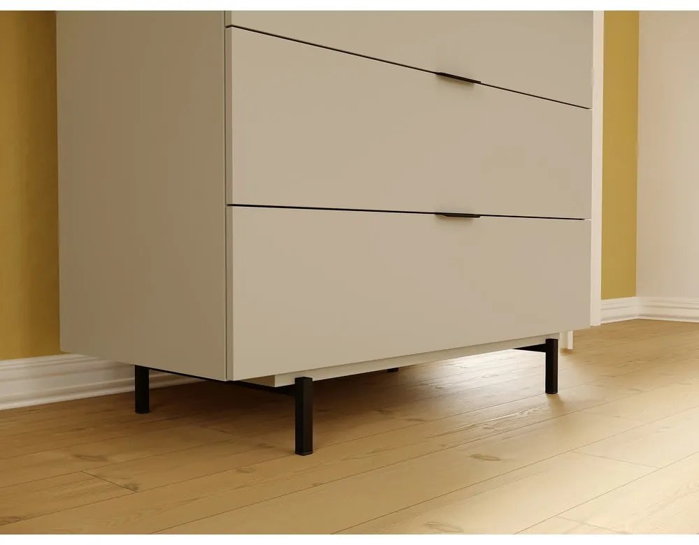 Cassettiera per bambini grigia 105x92x54 cm Tomino – Germania