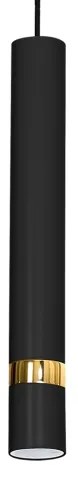 Lampada a sospensione su cavo JOKER 1xGU10/25W/230V nero/oro