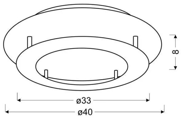 Plafoniera LED MERLE LED/18W/230V