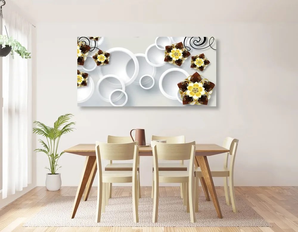 Quadro su tela – Gioielli dorati