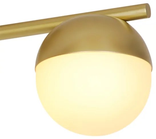 Nordlux - Lampadario a plafone CONTINA 3xG9/5W/230V ottone