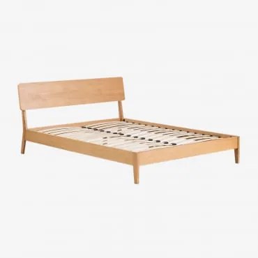 Letto In Legno Gellis Legno Naturale & 160 X 200 Cm - Sklum
