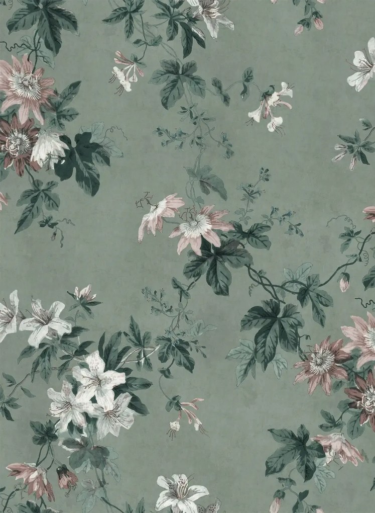 Sandberg Wandbild Faded Passion - Sage Green