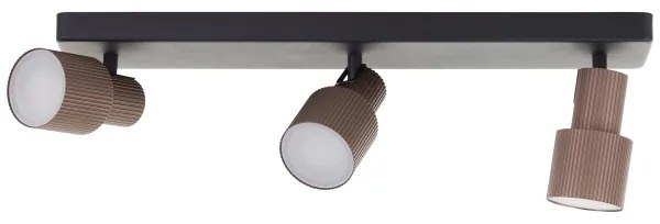 Brilliant - Faretto LED CADIZ 3xGU10/5W/230V bronzo