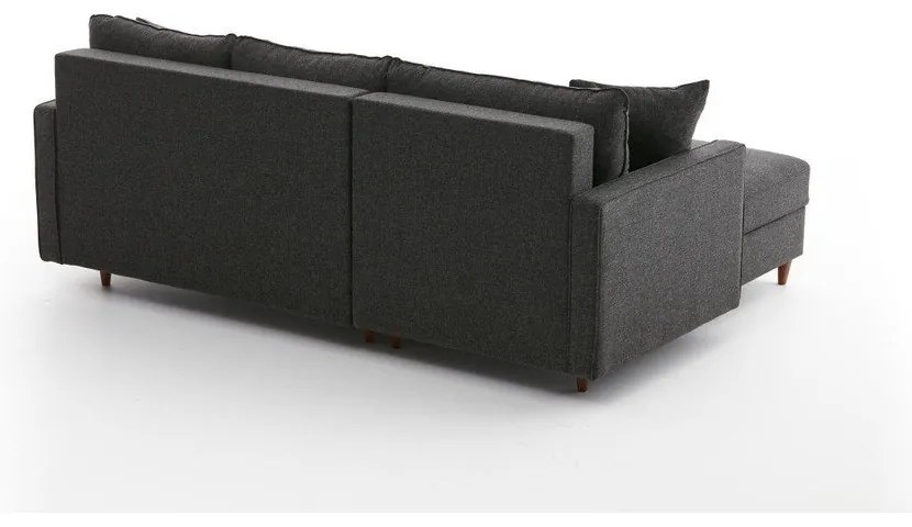 Divano angolare antracite (angolo sinistro) Eva - Balcab Home