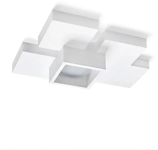 Sforzin illuminazione lampada a soffitto, parete in gesso side cubo  1 luce gx5,3 T291