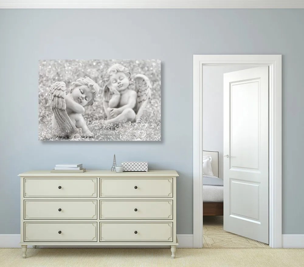 Quadro su tela – Coppia di angeli