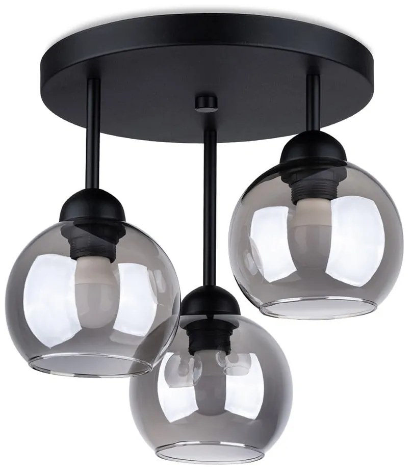 Lampada da soffitto nera ø 15 cm Grande - Sollux