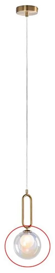 Rabalux - Vetro di ricambio per lampadario ROSEHIP G9, Ø 15 cm