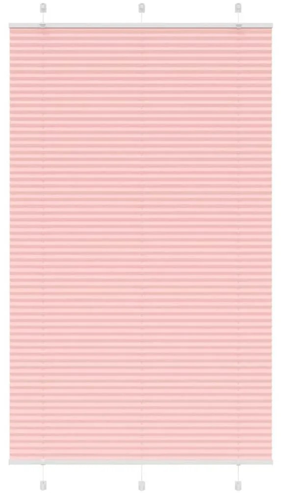 Tenda Plissettata Rosa 115x200 Cm Larghezza Tessuto 114,4 Cm /