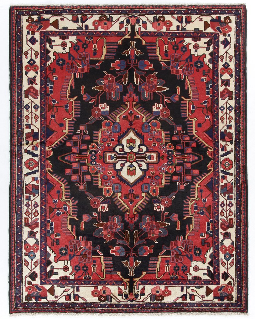 Hamedan Tappeto 160x210 (Iran) Annodato A Mano