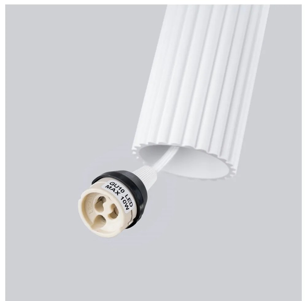 Lampadario bianco Gleam – Sollux