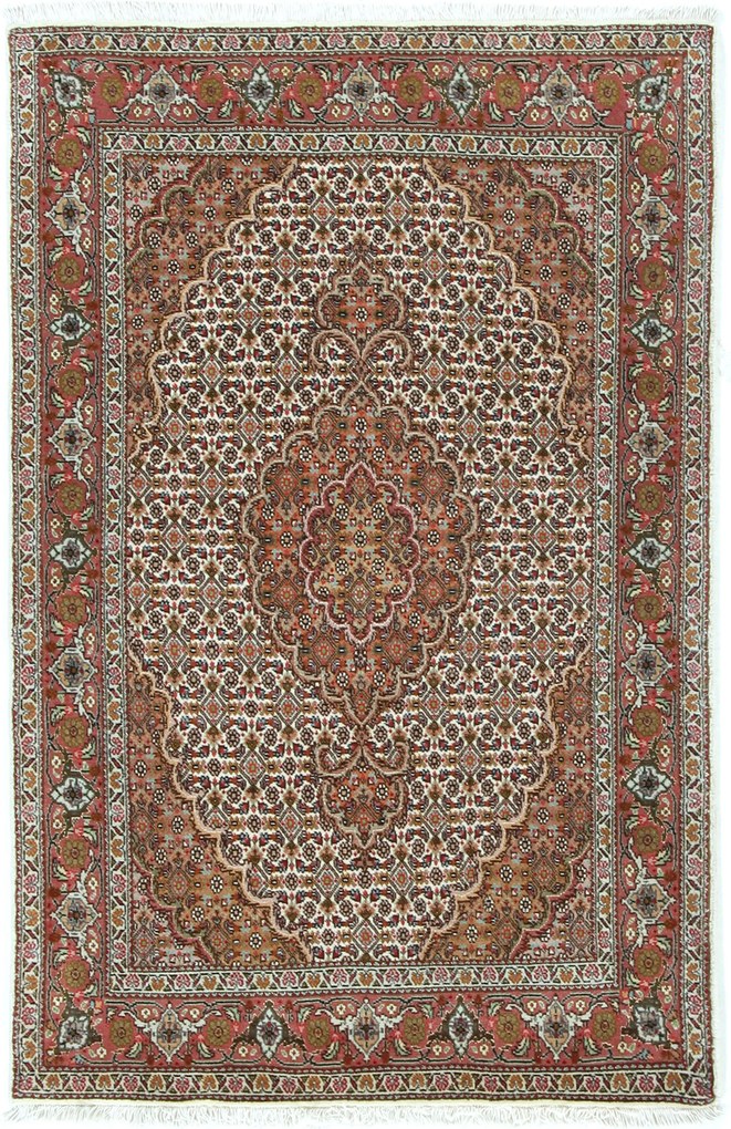 Tabriz Tappeto persiano 130x80 (Iran) Annodato A Mano