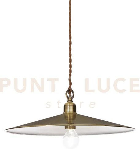 Cantina lampadario sospeso brunito 1 luce attacco e27