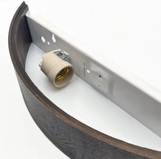 Brilagi - Applique LED CARVALHO SMOKEY 1xE27/60W/230V rovere