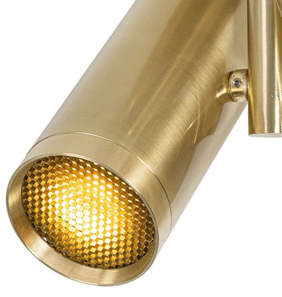 Faretto di design regolabile dorato 2 luci - Scopio Honey