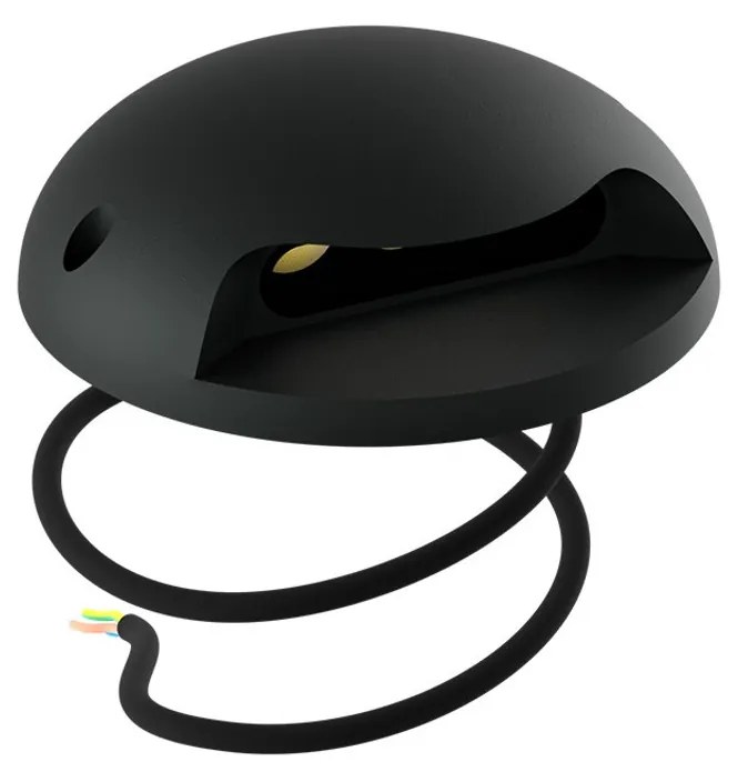 Faretto a pavimento da esterno 3W IP67 Monodirezionale - Antracite Colore Bianco Naturale 4.000K