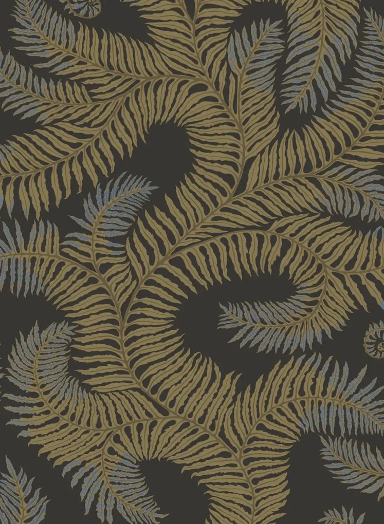 Josephine Munsey Tapete Bombes Fernery - Olive/ Dark Grey