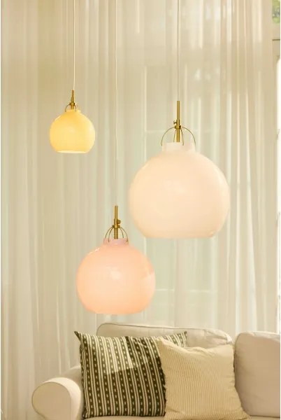 Halo Design 747931 - Lampadario a cavo TOSCANA 1xG9/28W/230V Ø 18 cm beige/ottone