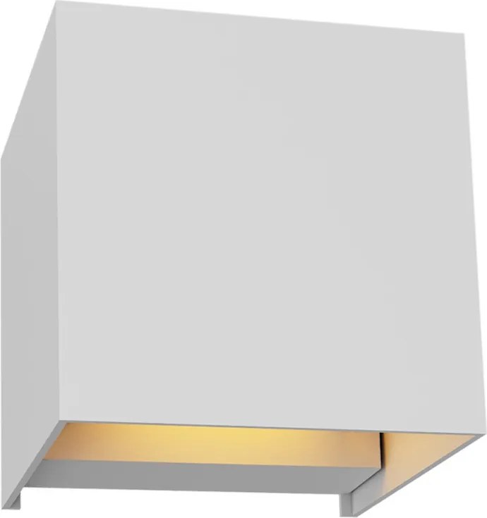Applique LED Cubo 24W Bidirezionale IP65 CCT con LED OSRAM - Bianca