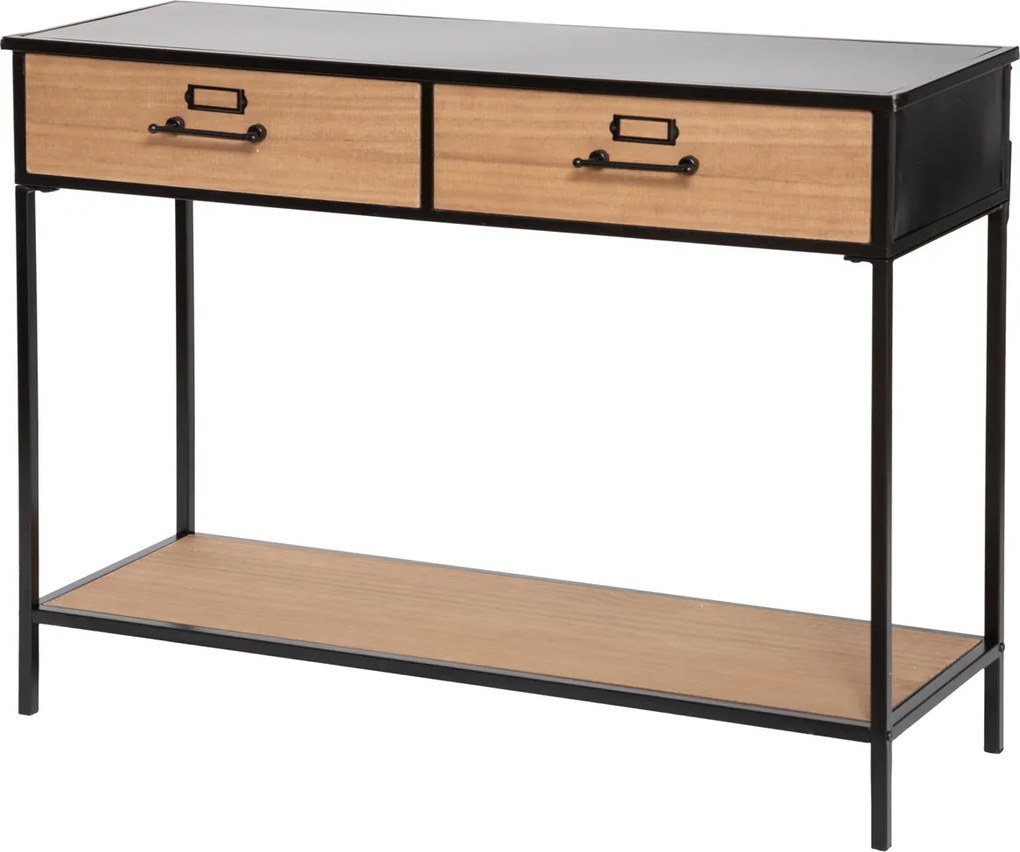 Tavolino 2 cassetti 112x84,5x38 cm Baris