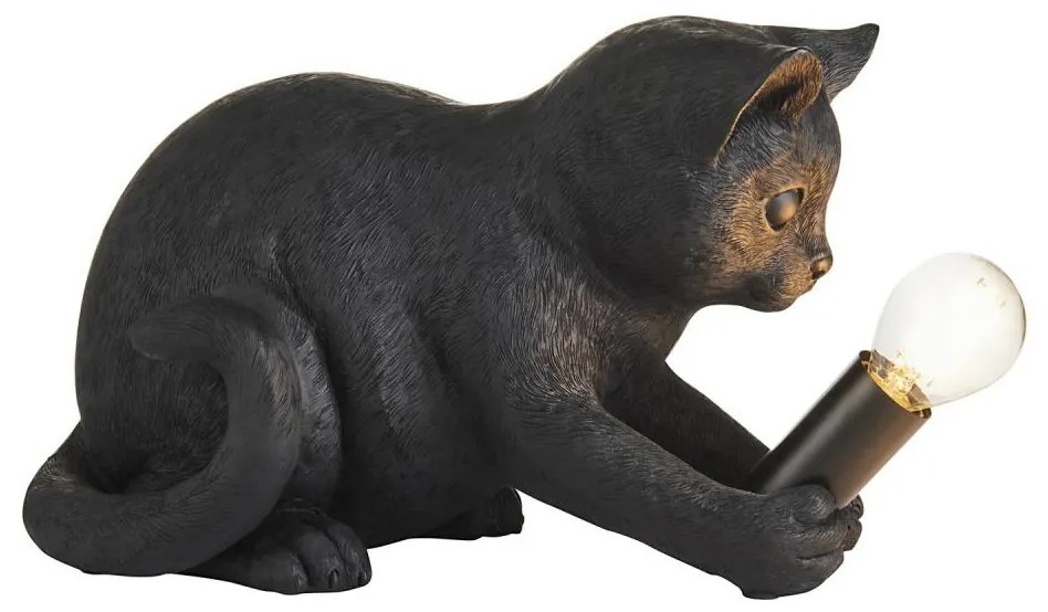 Endon 107390 - Lampada da tavolo KITTEN 1xE14/7W/230V nero