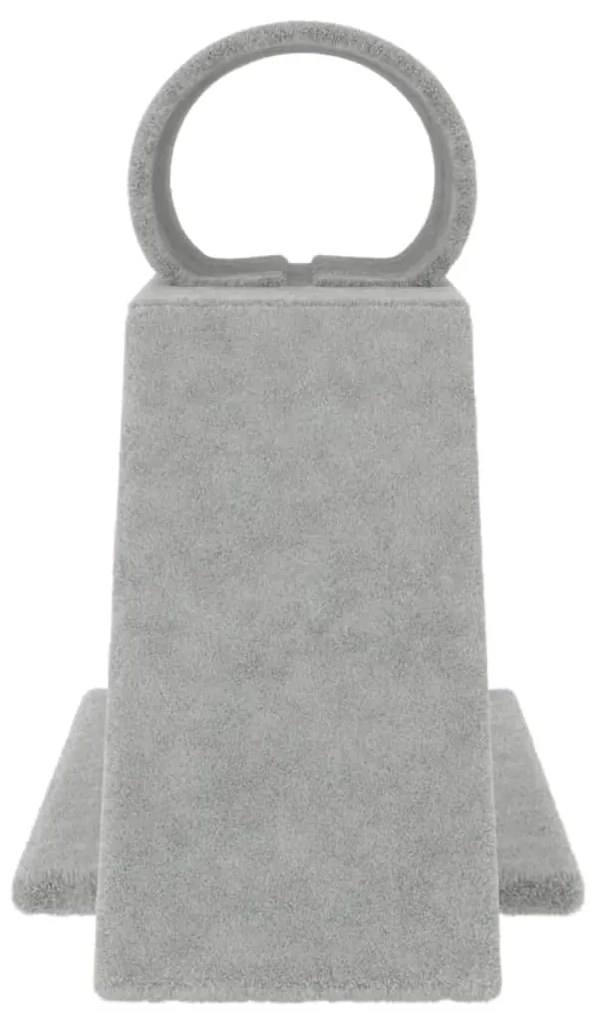 Pali tiragraffi gatti tunnel e scaletta grigio chiaro 55,5 cm