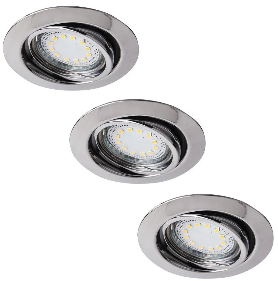 Rabalux 1050 - SET 3xLED Lampada da incasso LITE 3xGU10-LED/3W/230V