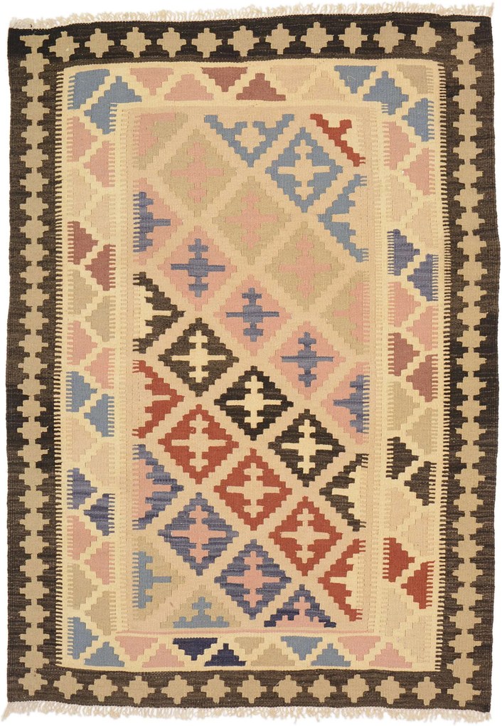 Kilim Tappeto 140x100 (Iran) Tessuto A Mano