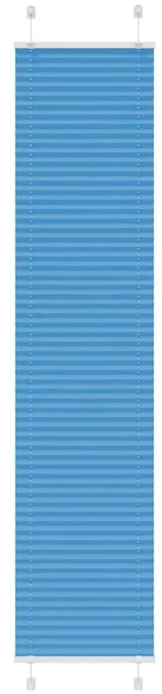 Tenda Plissettata Blu 50x200 Cm Larghezza Tessuto 49,4 Cm /