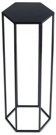 Portafiori 70x24 cm nero