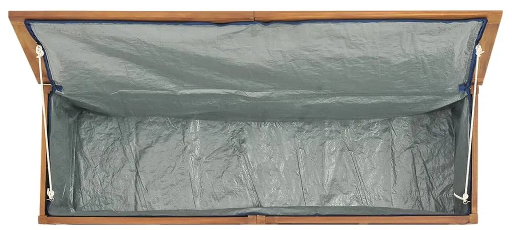 Cassa da giardino 150x50x55 cm in legno massello di teak