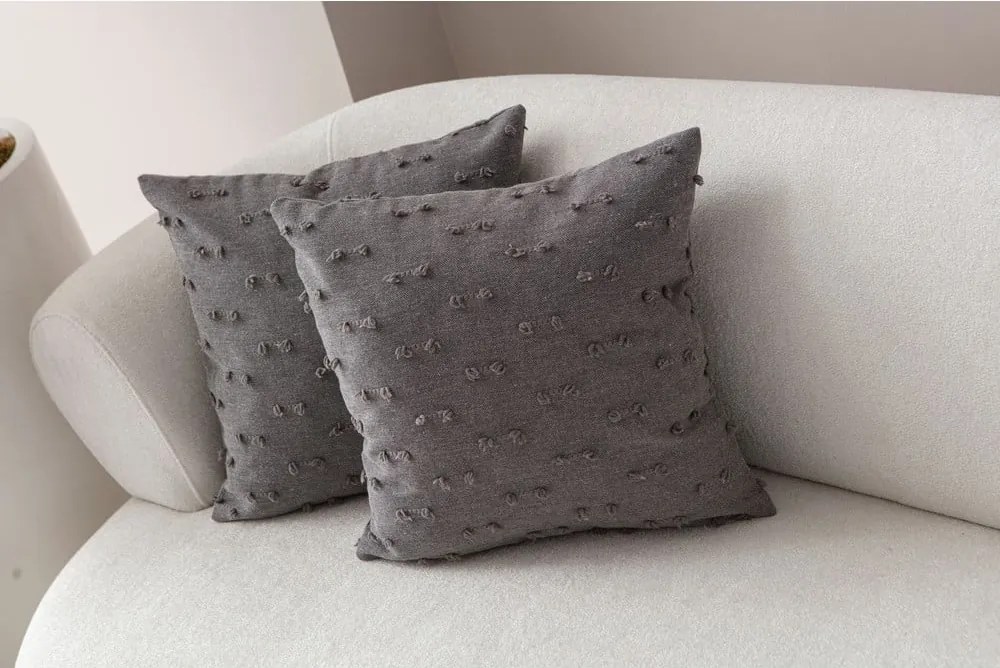 Federe decorative in set 2 pz 43x43 cm Tuffet – Mioli Decor