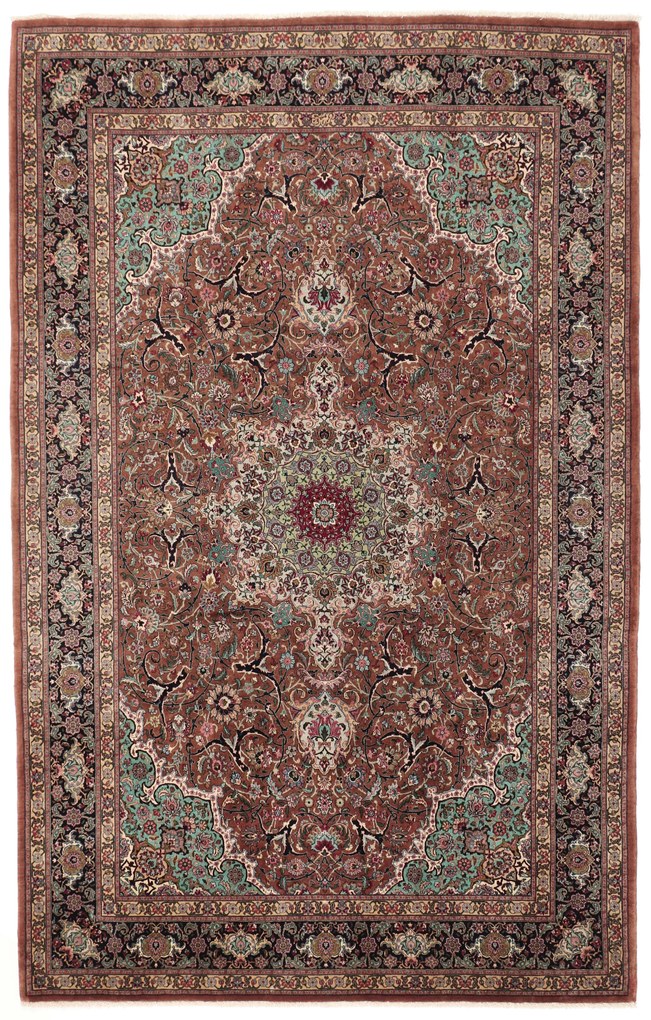 Tabriz Tappeto 200x310 (Iran) Annodato A Mano