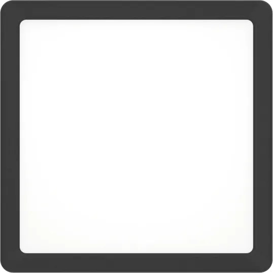 Eglo 901329 - Plafoniera LED da bagno FUEVA LED/10,5W/230V 22x22cm IP44 nero