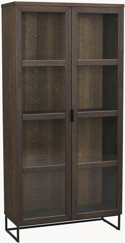 Vetrina in legno di quercia Everett