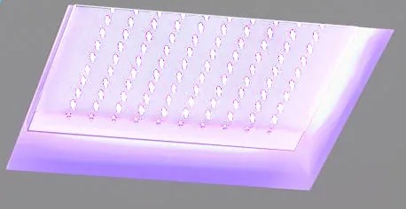 Antonio Lupi Design Meteo1 Bl Soffione Led Rgb 35x35 Cm Ad Incasso A Soffitto Bianco