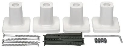 Scaldasalviette elettrico SILOUETTE 187W/230V 120,6 cm IP44 bianco dx