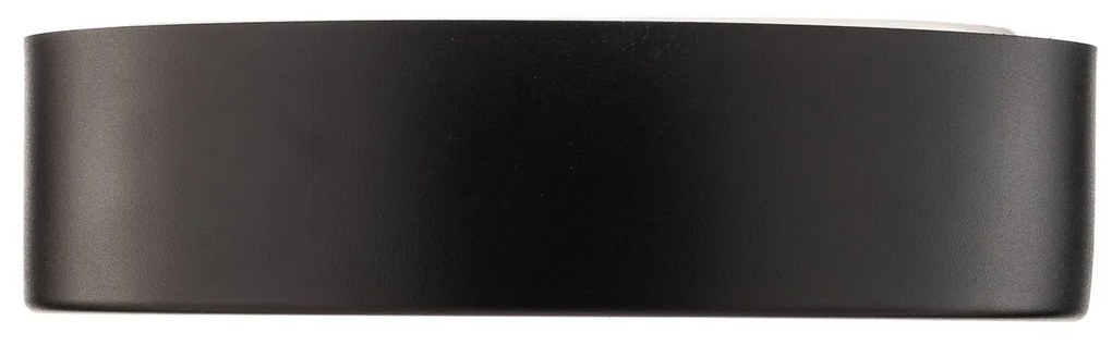 TEMAR LIGHTING Plafoniera Cleo 300, IP54, Ø 30 cm nero