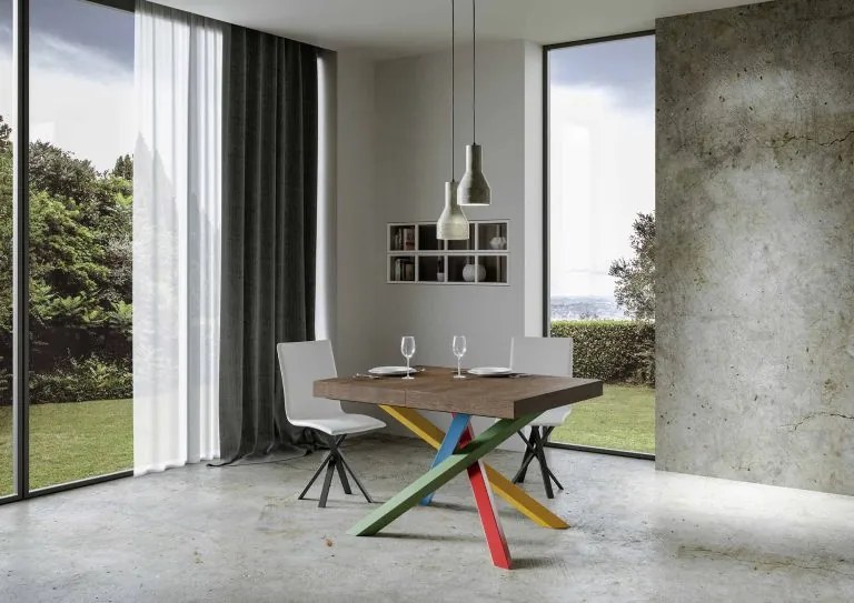 Tavolo Estensibile Volantis - Design Moderno e Funzionale, 90x160/420 cm Volantis / Noce