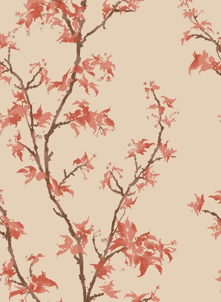 Cole & Son Carta da parati Chinese Branch - Ginger
