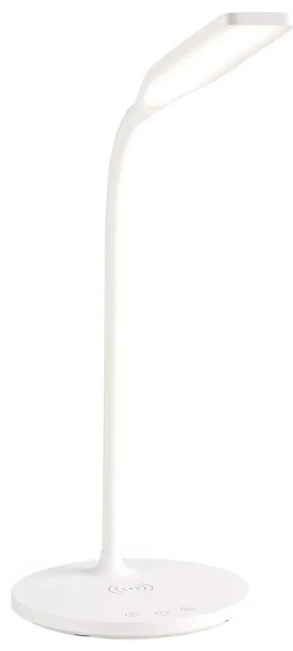 Nedis LTLGQ4M2WT - Lampada dimmerabile con ricarica wireless Qi LED/5,5W/230V 2700-6500K