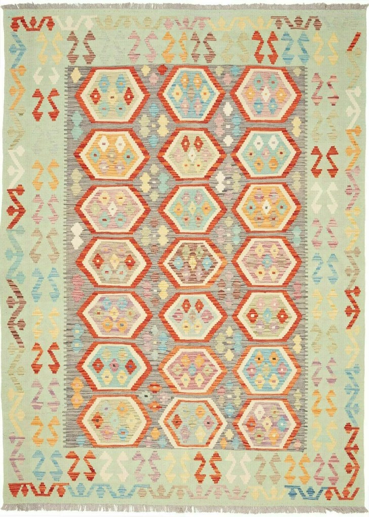 Kilim Tappeto 180 x 240 (Pakistan) Tessuto A Mano