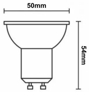 Lampadina LED RGBW dimmerabile GU10/4,5W/230V 2700-6500K Wi-Fi Tuya