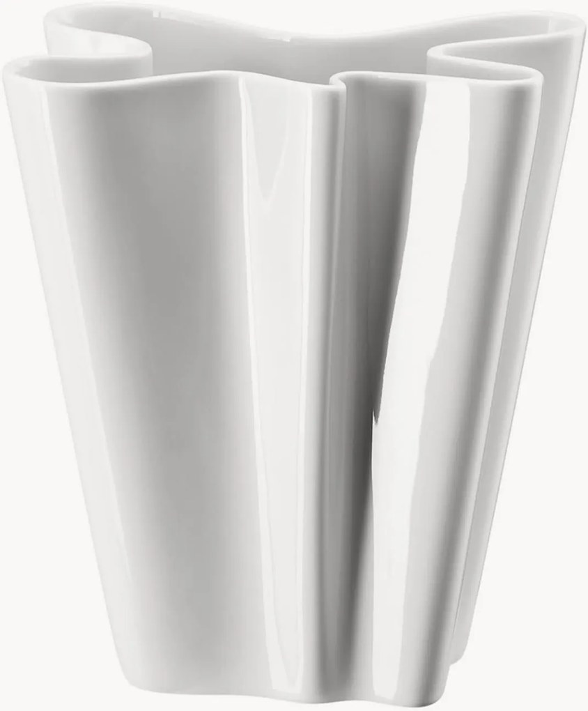 Vaso in porcellana Flux, alt. 15 cm