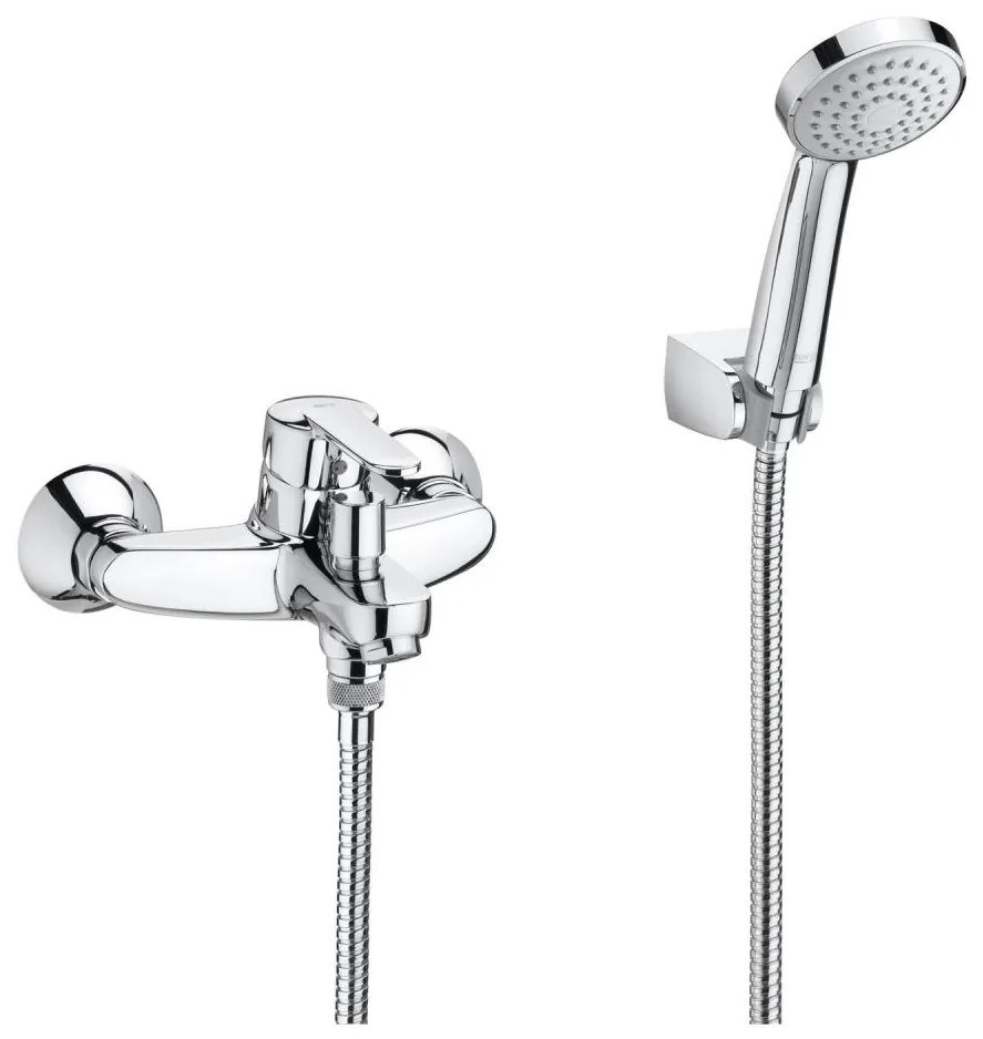 Roca A5A0125C02 - Set vasca con miscelatore VICTORIA cromo lucido