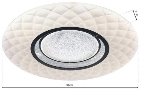 Plafoniera LED dimmerabile TOKYO LED/48W/230V + Tc