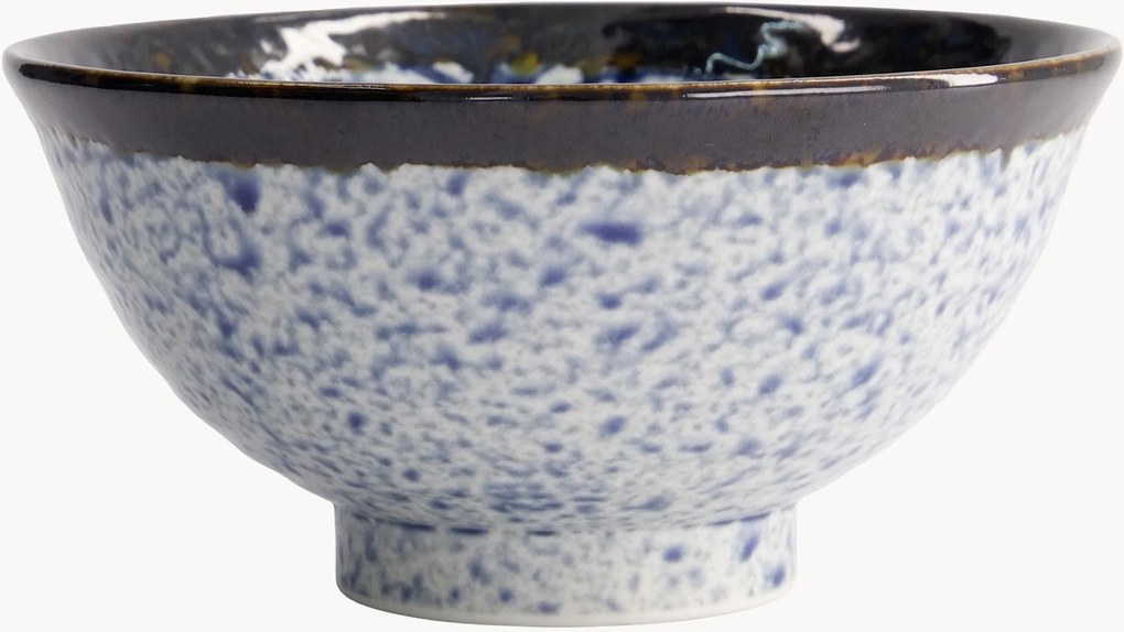 Set di 6 ciotole in gres Aisai Seigaiha